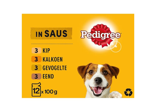 Pedigree Gevogelte selectie in saus