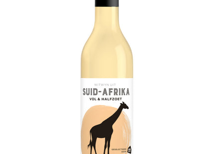 Voller und halbsüßer südafrikanischer Weißwein