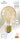 Majestätische LED-Filamentlampe Standard Gold E27 40W