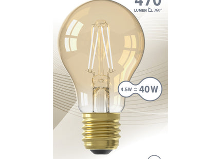 Majestic Led fil standaard goud E27 40W