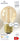 Majestic LED filament globe gold E27 25W
