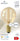 Majestic LED filament globe gold E14 25W