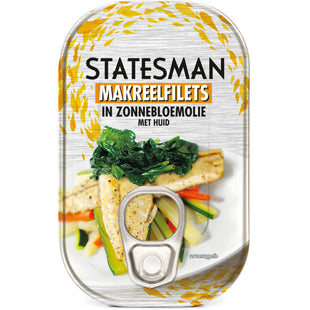 Staatsmannsmakrele auf der Haut in Sonnenblumenöl