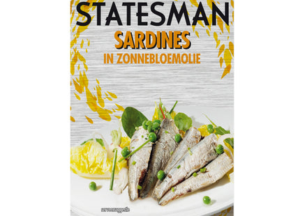 Statesman Sardines in zonnebloemolie