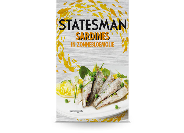 Statesman Sardines in zonnebloemolie