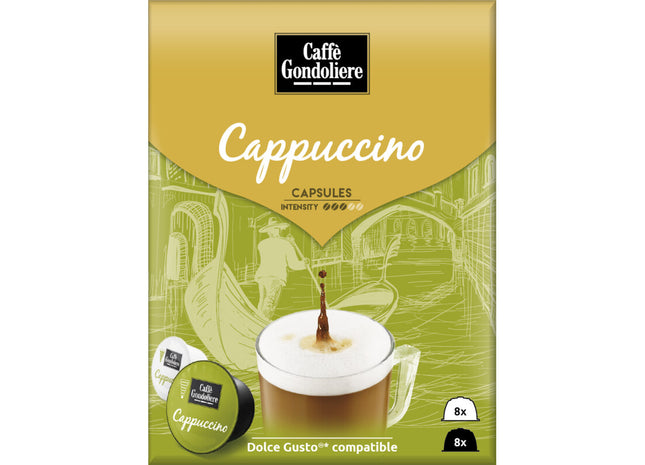 Caffé Gondoliere Dolce gusto cappuccino capsules