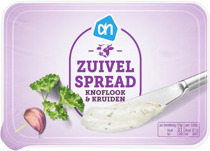 Zuivelspread knoflook & kruiden