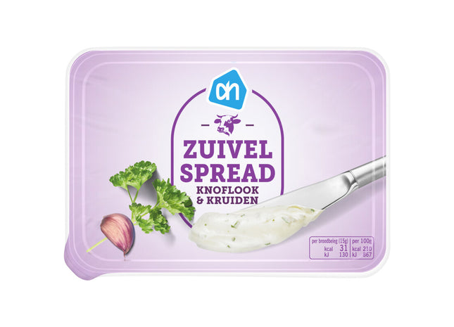 Zuivelspread knoflook & kruiden