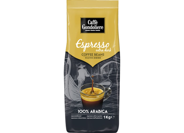 Caffé Gondoliere Espresso extra dark coffee beans