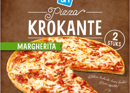 Krokante pizza margherita