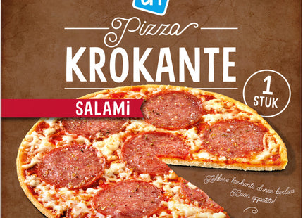 Krokante pizza salami