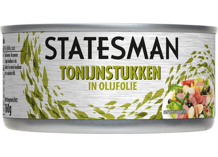 Statesman Tonijn stukken in olijfolie