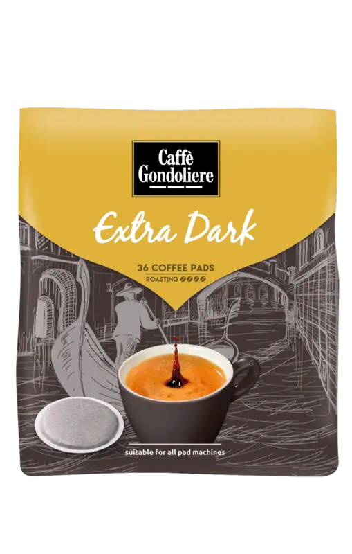 Caffé Gondoliere Extra dunkle Kaffeepads
