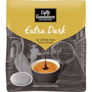 Caffé Gondoliere Extra dark coffee pads