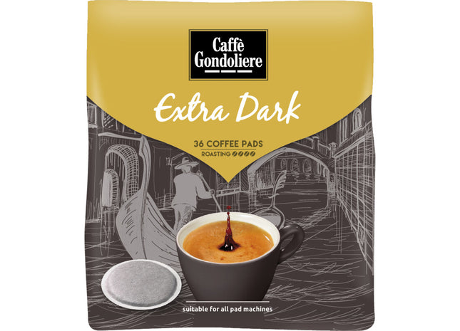 Caffé Gondoliere Extra dark coffee pads