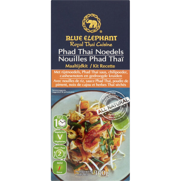 Blaue Elefant Phad Thai Nudel-Mahlzeitset