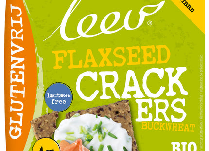 Leev Bio crackers buckwheat gluten free
