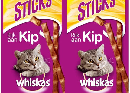 Whiskas Sticks rijk aan kip