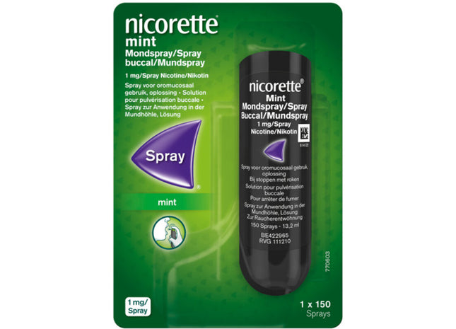Nicorette Mondspray fresh mint 1 mg
