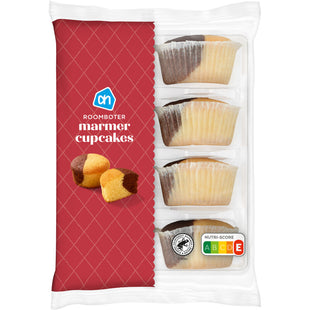 Roomboter cupcake marmer