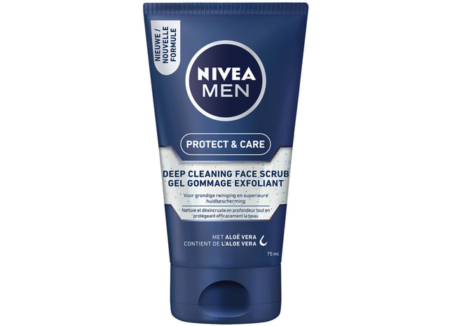 NIVEA For men face scrub deep cleaning