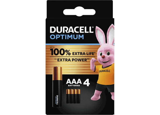 Duracell Optimum AAA-Alkalibatterien LR03