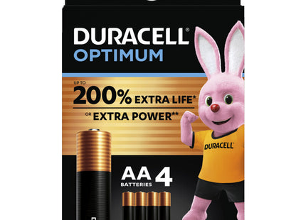 Duracell Optimum AA alkaline batteries