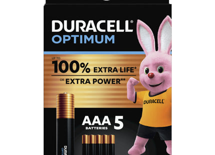 Duracell Optimum AAA alkaline batteries