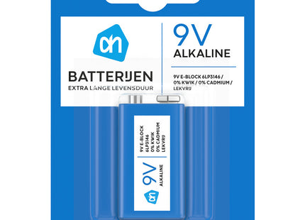 9V alkaline batterijen