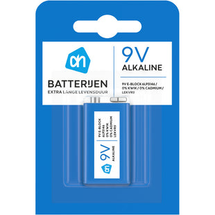 9V alkaline batterijen