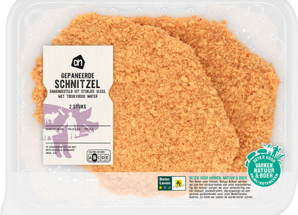 Breaded schnitzel