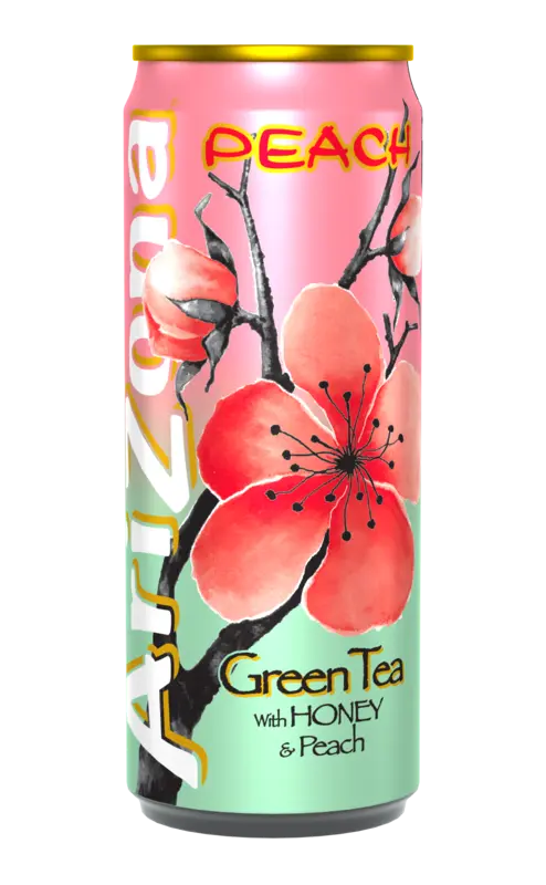Arizona green tea peach