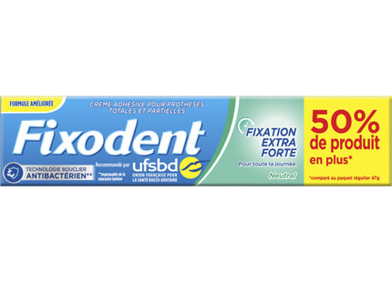 Fixodent Adhesive paste strong fixation neutral