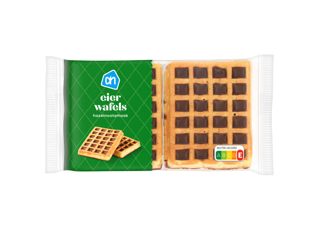 Eierwafels met hazelnootsmaak