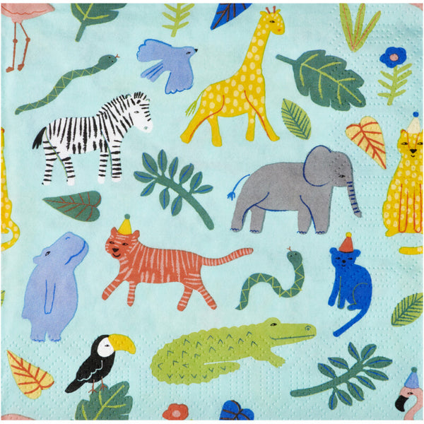 Serviette Dschungel 33cm