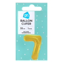 Folienballon Nr. 7 Gold 36cm