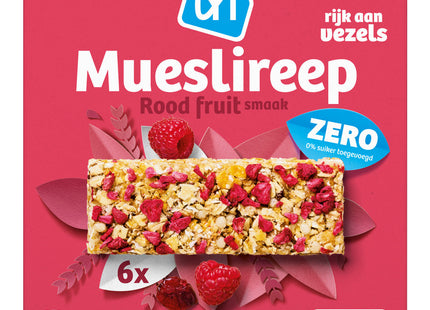 Muesli bar red fruit zero