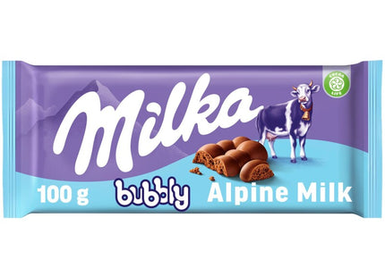 Milka Chocoladereep bubbly alpenmelk