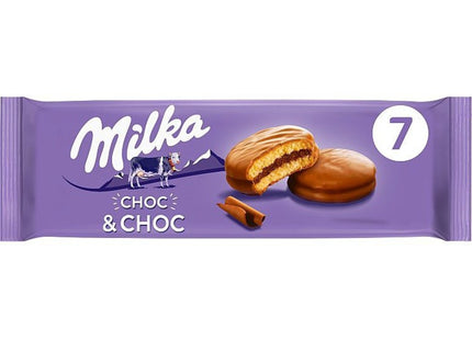 Milka Choc & choc cakejes met chocolade