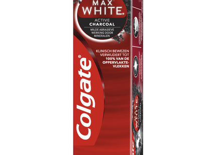 Colgate Max white tandpasta charcoal