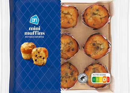Mini stracciatella muffins