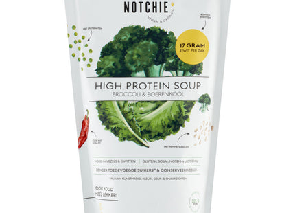 Notchie High protein soup broccoli &amp; kale