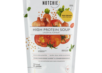 Notchie High protein soup lentils &amp; tomato