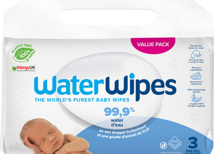 WaterWipes Babydoekjes 3-pack