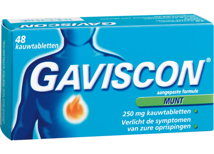 Gaviscon Mint chewable tablets
