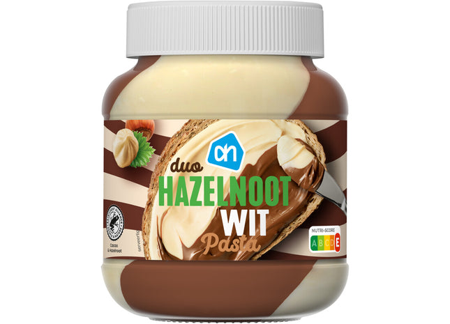 Duopasta hazelnoot wit
