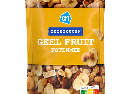 Ongezouten geel fruit notenmix