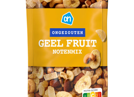 Geel fruit notenmix ongezouten