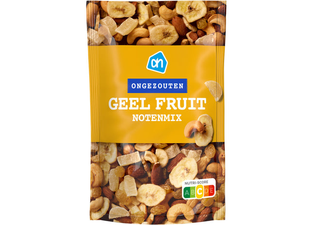 Geel fruit notenmix ongezouten