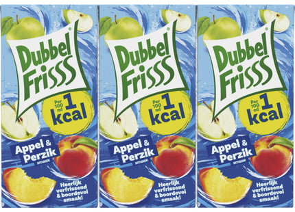 DubbelFrisss Apple &amp; peach 6-pack